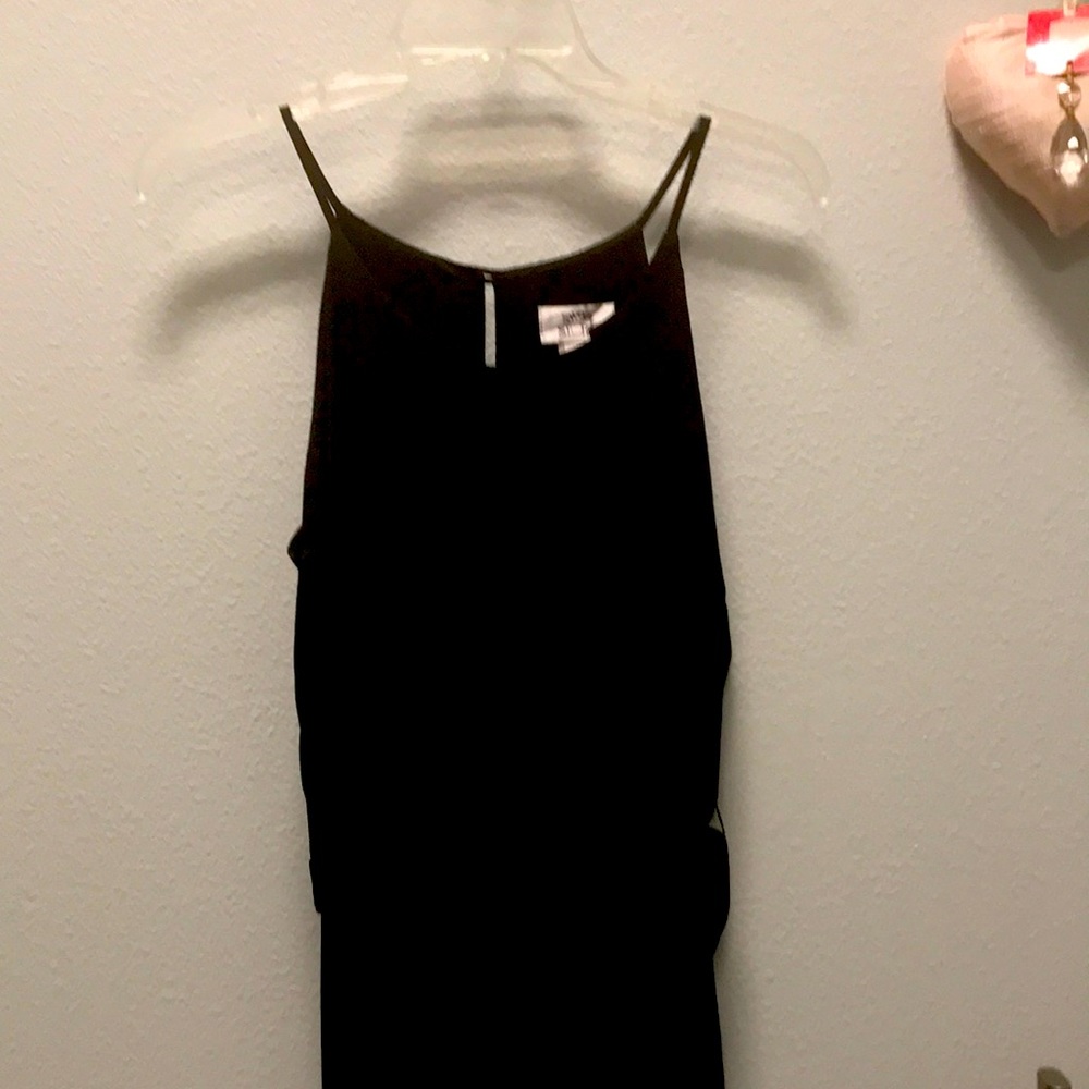Black spaghetti jumpsuit